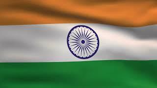 Indian Flag Video Background 4K | Free Stock Video 2024 | 3D Indian flag waving #indianflag #vjloops