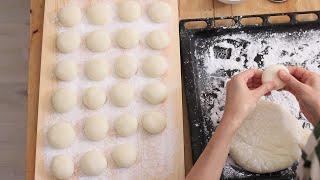 Homemade Mochi rice cake / Rounding Technique