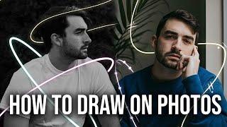 How To Draw On Photos!! (Simple Steps)