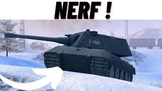 E-100 NERF! WOT Blitz