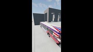 Rocket Bus frontal crash@200mph | BeamNG.drive #crashtime