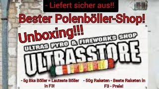 Bester Polenböller-Shop - Ultrasstore Unboxing!