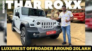 Thar + Luxury car = Thar Roxx ಚಿಂದಿ features ಜೊತೆಗೆ ದೈತ್ಯ thar....fortunerallu ಇಲ್ದೆ ಇರೋ features