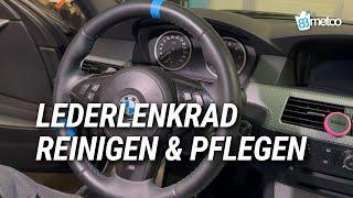 Lederlenkrad im Auto richtig reinigen und Leder pflegen