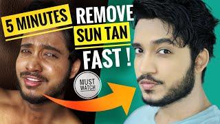 Remove BODY TAN FAST | Most Effective SUN TAN Removal Home Remedy | REMOVE FACE TAN 