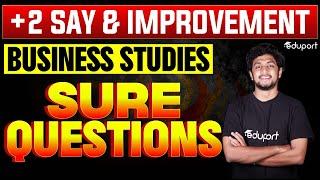 Plus Two Say & Improvement Business Studies | Sure Questions | Eduport Plus Two