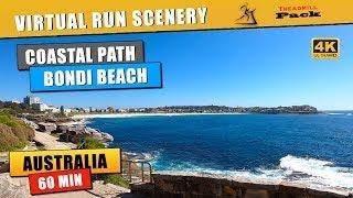 Virtual Run Sydney Bondi Beach Australia 4K Virtual Treadmill Run @TreadmillPack