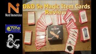 D&D 5e Magic Item Cards Review | Nerd Immersion