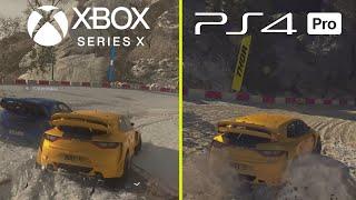 DIRT 5 Xbox Series X vs PS4 Pro Early 4K Graphics Comparison