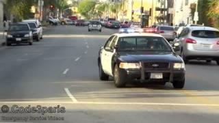 LAPD Police Car Responding