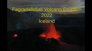 Fagradalsfjall Meradalir Volcano Eruption 2022 Iceland 4K  (Drone Footage from 2 days)