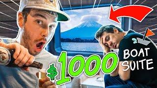 Inside Japan’s FIRST Class Ferry | $1000 Royal Suite Ft. @AbroadinJapan