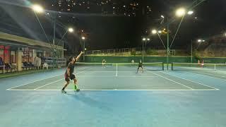 Tennis doubles full match at SCAA, HK | 20240113 | set 3