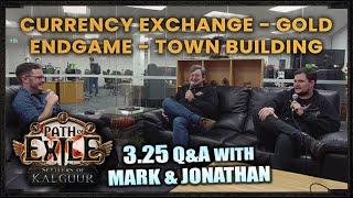 PATH of EXILE: SETTLERS of KALGUUR Q&A - Currency Exchange, Gold & Town Building w. Jonathan & Mark!