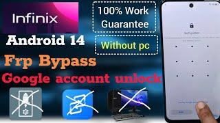 Infinix Android 14 frp bypass 100% work, all infinix Google account unlock, without computer