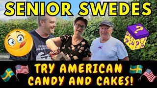 Senior swedes try American goodies and mystery gifts!!