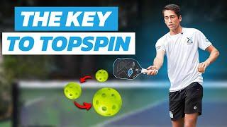 Want Topspin? Watch This Pickleball Lesson!