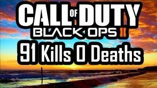 Black Ops 2: 91 Kills 0 Deaths Flawless