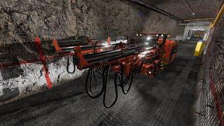 CYBERMINE Sandvik DD321 Drill Rig Simulator