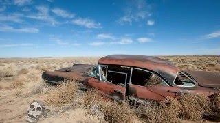 Abandoned Cars Australia 2016. Old Abandoned Classic Cars in Desert.