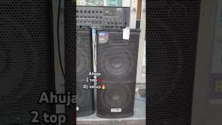 AHUJA Dj setup#ahuja #dj #unboxing #speaker #setia #audioequipment #shorts #youtube #amplifier