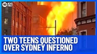 Police Question Two Teenagers Over Surry Hills Fire | 10 News First