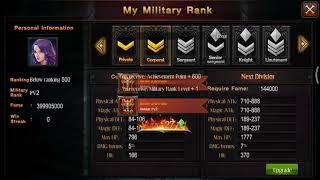 MU Rufian Basic Guide How to ups military rank