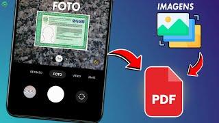 Como TRANSFORMAR foto em PDF no Android