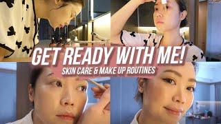 GET READY WITH ME! SKIN CARE & MAKE UP ROUTINES YANG BIKIN GLOWING!