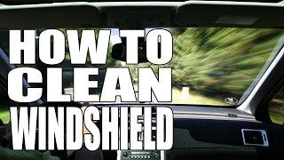 How To Clean & Protect Your Windshield - Masterson's Car Care - Auto Detailing