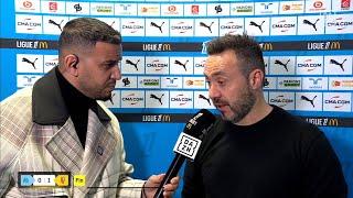 La réaction de Roberto De Zerbi après la défaite de l'OM contre Lens (0-1)