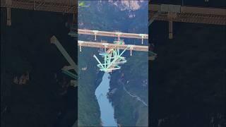 HUAJIANG GORGE BRIDGE UNDER-CONSTRUCTION 花江峡谷特大桥 #bridge #construction #engineering