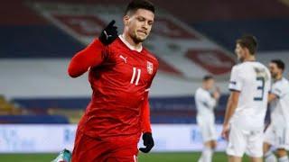 Luka Jovic goal vs Russia Nations League 2020