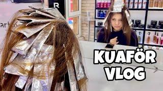 KUAFÖR VLOG || PİŞMAN OLDUM MU!!Saçlarımı Boyatttım. Tuana Zeybek