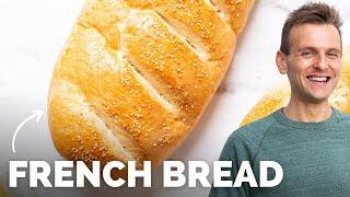 Easy French Bread Recipe (American-Style) | Bread has never been this easy!