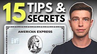 Amex Platinum - 15 Things You MUST Do