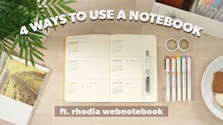 4 Ways to Use a Rhodia Notebook  Students, Artists, and More!