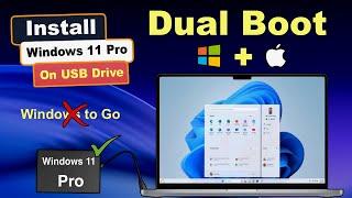 Install Windows 11 Pro on External USB & Dual Boot on Mac |  Watch the unexpected 