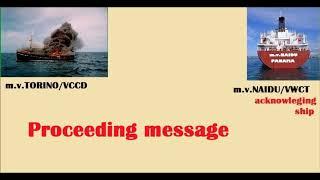 GMDSS CLASSES -PROCEEDING MESSAGE TO THE DISTRESS VESSEL