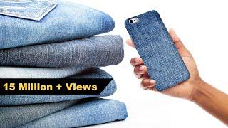 How to Make Mobile cover | DIY Mobile Cover | Denim Hacks | Crafts Junction