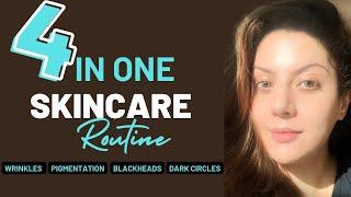 4 in 1 Skincare Routine I How to remove pigmentation from face I Anti Aging Skincare 30s I