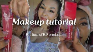 ASMR | Makeup tutorial - full face of Elf products 