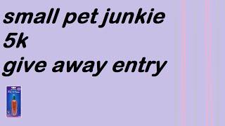 Small pet junkie 5k giveaway |Jumpingrabbits