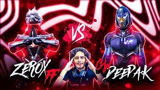 ZEROX FF VS GAMING WITH DEEPAK || 7 - 0 OR WOT  BLACKSHOUT LIVE REACTION  @BlackShoutGaming