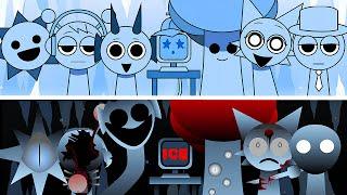 Incredibox - Sprunki But Cool As Ice Mod | Normal Versions Vs PHASE 4 Horror Versions