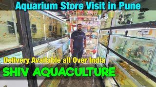 Shiv Aquaculture Aquarium Store Visit in Pune I Delivery Available All Over India