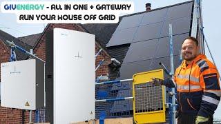 Give Energy AIO all in one with Gateway | Installation with SOLAR PANELS | WHOLE Home Backup