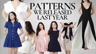 SEWING PATTERNS WE RELEASED LAST YEAR! MORE THAN 20 SEWING PATTERNS!