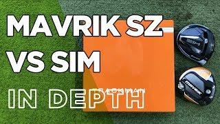 TAYLORMADE SIM DRIVER V CALLAWAY MAVRIK SZ DRIVER: LOW SPIN BATTLE IN DEPTH