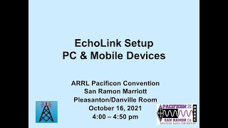 EchoLink Setup & AllStar Demonstration